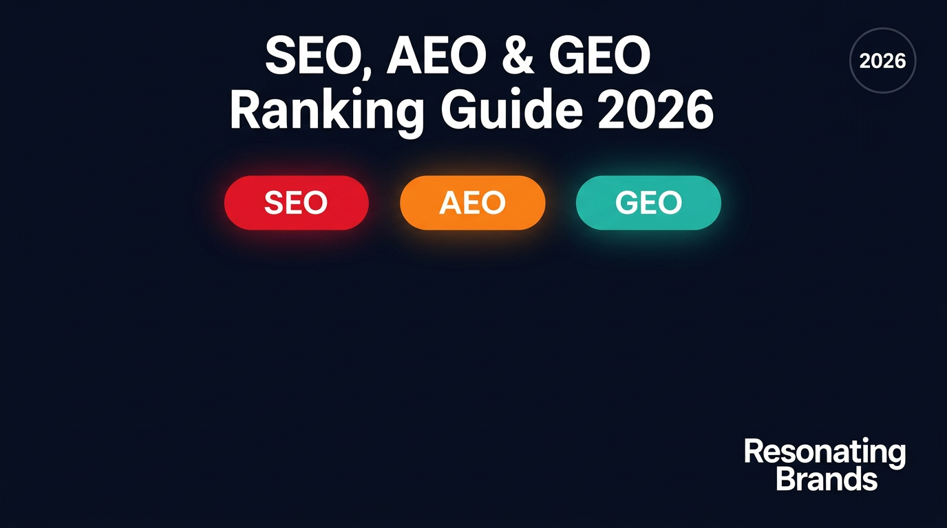 SEO, AEO & GEO Ranking Guide 2026