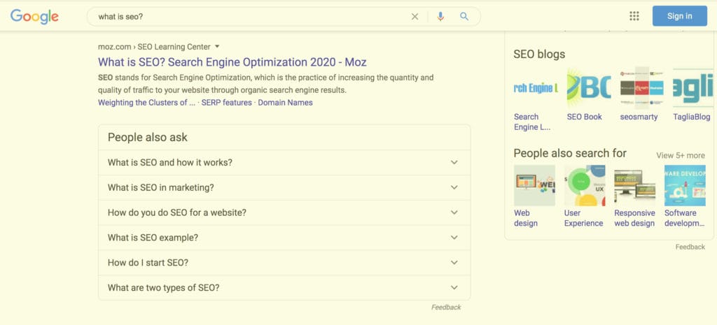 What is seo