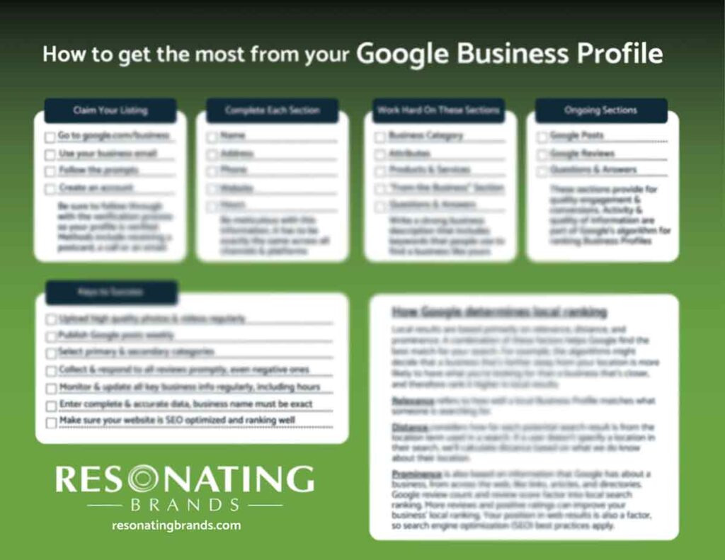 How to get the most from your Google Business Profile Guide