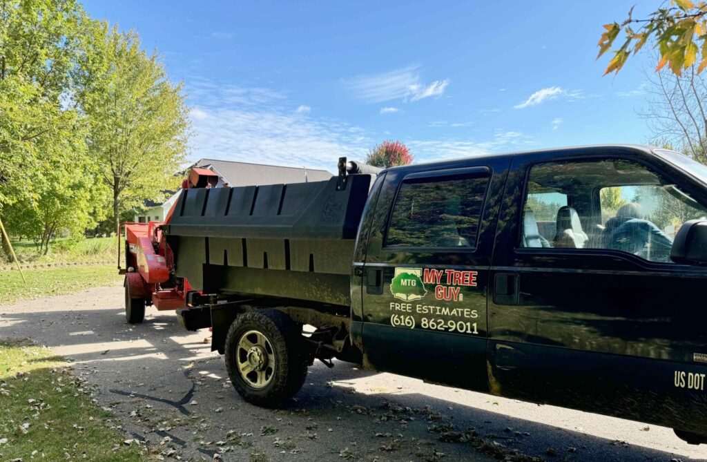 tree company truck